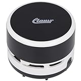 Clauss 2Clean Tischstaubsauger Schwarz, Mini Staubsauger als Büro Gadget, Ideal für Büro, Haushalt oder Auto, 2 x AA Batterien (nicht enthalten), Leicht zu reinigen, CL-50001 00