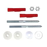 VARIOSAN Waschtischbefestigung 14092, M10 x 140 mm, komplettes Profi-Montageset für Waschtisch, WC, Bidet, Urinal