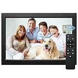 Digitaler Bilderrahmen 10 Zoll Eektronischer Bilderrahmen 1280x800 IPS HD Screen, Foto/Musik/Video Player Digitaler Fotorahmen Support USB oder SD Card (Non WLAN)