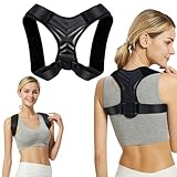 ETRSAIRL Rücken Geradehalter, Haltungskorrektur Rücken, Rückenstützgürtel für Damen und Herren, Rückenstütze für Gerade Haltung, Haltungstrainer, Back Posture Corrector, Körperhaltung Verbessern