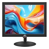Kenowa 15 Zoll PC Monitor HDMI Bildschirm, Quadratischer Computer Monitor, 1400 x 1050, LED Monitors,60 Hz, 5 Ms, Seitenverhältnis 4:3, 75 x 75 mm VESA, Anschluss mit VGA, HDMI, BNC, AV, TN-Panel