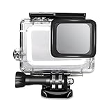 Wasserdichtes Gehäuse für GoPro Hero 7 – 45 m Unterwasser-Tauchschale mit Halterung für GoPro Hero 6/5 & 7 schwarze Sport-Action-Kamera