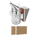 HunterBee Imkerei-Werkzeug-Set,Bienenstock-Räucher,Imker-Zubehör für Imkereibedarf,Bienen zubehör imker Set,Smoker Bienen,imker starterset-zubehör