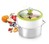 Tescoma Einkochset DELLA CASA mit Thermometer - Universal-Topfaufsatz für Marmeladen und zum Einkochen für klassische 24cm Töpfe, Weiß