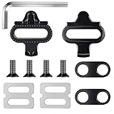 ZUOQIANG 2 Stück Fahrrad Cleats Set, SPD Cleats, Bike Fahrrad Schuhplattenset, Pedalplatten Fahrradzubehör Set für Shimano SPD Sl Cleats, Bike Cleats für Mountainbike Indoor Cycling