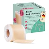 Daily Good Silikon Narbenpflaster – Silikonpflaster für Narben nach OP, Kaiserschnitt & Verbrennungen – 1,5 m Rolle zur Narbenpflege - Gesicht und Körper – Alternative zu Narbensalbe