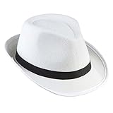 W WIDMANN MILANO Party Fashion - Gangster Hut aus Filz, Mafia Hut, Filzhut, Accessoire für Faschingskostüme