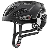 uvex gravel x - sicherer Performance-Helm für Damen und Herren - individuelle Größenanpassung - optimierte Belüftung - black skyfall matt - 52-57 cm