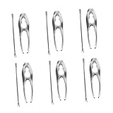 Gatuida 6Stücke Hummeröffner aus Meeresfrüchte Picks für Nüsse Spülmaschinenfest und Langlebig