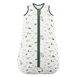 Mosebears Baby Schlafsack Winter 2.5 Tog,100% Baumwolle Baby Winterschlafsack für Babys 0-24 Monate,S (0-6 Monate)