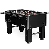 Buckshot Tischkicker Master League Tischfussball mit 2 Bälle, MDF Kabinett, Justierbare Füße aus Stahl und Starke hohlstangen - Kickertisch 70kg
