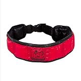 ESTEXO IZIPET Cooling Hunde Kühlhalsband, Hundehalsband mit Kühlfunktion, mit Hydrogel zur Kühlung Halsband Rot L