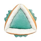 Niedliches Katzenbett – niedliches Cartoon-Dinosaurier-Bett, kleine Hundematte, lustiges Katzenkissen, Haustier-Bett, waschbare Haustiermatte für kleine Haustiere und Katzen