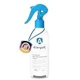 Allergoff Milbenspray 400ml - Allergenspray - 100% giftfrei - Milbenspray für Matratzen & Polster - Kinder- & Allergikerfreundlich - 6 Monate Langzeitschutz - Ideal für Allergiker