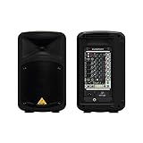 Behringer EPS500MP3 Ultra-kompaktes 500W 8-Kanal Tragbares PA-System mit MP3-Player, Reverb und Drahtloser Option