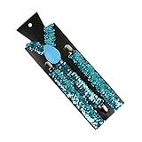 Pailletten Hosenträger Für Rock Jeans Elastischer Breiter Y Form Rücken Hosenträger Für Männer Und Frauen Robuster Gürtel Weihnachtsgeschenke