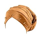 Große elastische einfarbige Bequeme Flache Hut-Perlen-Kappen-Nagel-Perlen-Stapel-Kappe für Damen Polizei Cap Schieber Mützen Herren Jagd