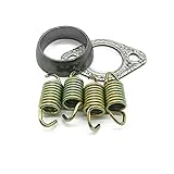 SUSQVHVCK Auspuff-Donuts Dichtungsdichtung Frühling Rebuild Kit 5240898/3085075/7042031 for 1996-2000 Fit for Sportler 500 Unterlegscheibe