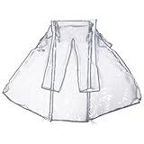 IWOWHERO Transparente Kinderwagenabdeckung aus EVA Winter Regenschutz mit Windschutz für Reisekinderwagen und Jogging Kinderwagen Universeller Wetterschutz