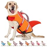 AOFITEE Hundeschwimmweste Hai Schwimmweste Hunde