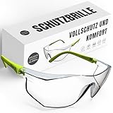 StudioGreenGlobal Schutzbrille | Perfekter Schutz für Heimwerker, Gartenarbeit, Auto- und Fahrradwartung, Putzarbeiten | Anti-Fog | Leicht und Komfortabel