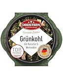 DREISTERN Grünkohl 400g I Mit Gemüse & Kartoffeln I Herzhaftes Fertiggericht in Mikrowellenschale I Lange Haltbarkeit dank natürlicher Konservierung I Hausmacher Qualität