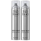 Bed Head by TIGI Hard Head Haarspray für extra starken Halt, 385 ml, 2er-Pack