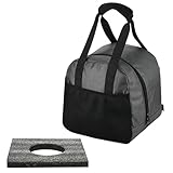 Bowlingtasche – Bowlingtasche für Bälle, einfache Bowlingtasche | Tragetasche mit Netztasche, Bowlingtasche mit gepolstertem Ballhalter, Bowlingtasche für Damen und Herren