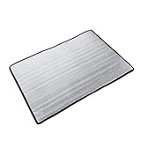 ABOOFAN Trommelabdeckung Waschmaschine 71x51cm Aluminium Sonnenschutz Wasser und Staubdicht UV Schutz für Außenbereich Frontlader und Trockner