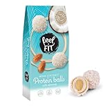 feel FIT Zuckerfreie Kokos-Pralinen mit Mandeln, ohne Zuckerzusatz, 17% Eiweiß, 63 g
