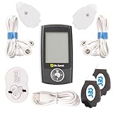 Dr. Senst TENS und Muskelstimulationsgerät | Effektive Reizstromgerät-Therapie für Schmerzlinderung und Muskeltraining | TENS Gerät | inkl. 4 Elektroden und Akku