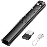 Presenter mit Laserpointer,Powerpoint Fernbedienung Präsentationsfernbedienung Pointer für Präsentationen