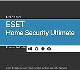 Lizenz für ESET Home Security Ultimate | 2024 | 5 o. 10 Gerät(e) | 1-2 Jahr(e) | originale Vollversion | Win/Mac/Android/iOS | Lizenzcode per Post (FFP) von softwareGO (5 Geräte, 1 Jahr)