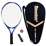 Senston Tennisschläger 23 One-Piece-Design Tennis Schläger Set mit Tennistasche,Overgrip,Vibrationsdämpfer