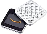 Amazon.de Geschenkkarte in Geschenkbox (Metallmuster)