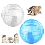 Hamsterball Hamster Laufball TAIZER 2Stück Hamster Gymnastikball Hamsterball Übungsball Sportball Fitnessball Jogging Spielzeug Haustier Rolle Kugel Laufkugel Joggingball Kleintiere für Mäuse Rennmaus