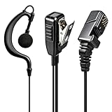 HYS TPH700 Mikro-Headse Kopfhörer für Matra EADS Jupiter TPH-700 TETRAPOL Walkie Talkie (G)