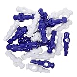 Abaodam 26 Stück Teiliges Tischfußball Ersatzteil Kunststoff Figuren Langlebige Foosball Spieler für Standardstangen Installieren Robust für Intensives Spiel