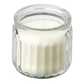 JÄMLIK Duftkerze MINI 10er Pack (Set) im Glas, Vanille/hellbeige (12 Std.)