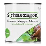 DistrEbution Schneckenschutz Schnexagon - Schutzanstrich gegen Schnecken für Hochbeet 375ml
