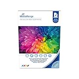 MediaRange DIN A4 Fotopapier für Tintenstrahldrucker, matt, 105g, 100 Blatt