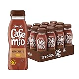 Cafemio Macchiato | Eiskaffee-Genuss To-Go | Einzigartiger Kaffeegeschmack mit bester Alpenmilch aus Österreich | die Kaffeepause für unterwegs | 12x 250ml PET