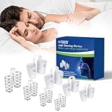 8 Stück Schnarchstopper, Anti Schnarch Nasenclip, Wiederverwendbares SchnarchgeräT, Schnarchen Stopper Silikon,Anti Schnarch Nasenclip für Besseren Atmen und Schlaf