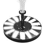 Solarbrunnen für das Badezimmer mit Vögeln | Solarbetriebener Brunnen mit hoher Effizienz, automatische Gartendekoration und Tränke, für den Einsatz in Park, Teich, Rasen, Terrasse, Hotel und Balkon