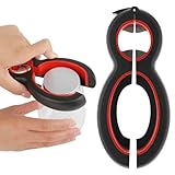 Amaxiu 6 in 1 flaschenöffner für Senioren, Multi dosenöffner Bieröffner Soda Glasöffner Twist Off Deckel Werkzeug Küche Kochen für Senioren Kinder Menschen mit schwacher Handkraft