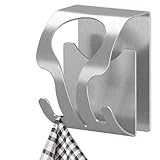 MDCASA Premium Handtuchhalter ohne Bohren I Geschirrtuchhalter aus hochwertigem Edelstahl inkl. Kratzschutz zum Kleben, Klemmen oder Schrauben
