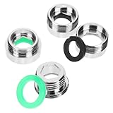 DOITOOL 4 Stück Teiliges Wasserhahn Adapter Kupfer für Küchenarmatur zu Gartenschlauch Verschiedene für Spüle Kompatibel mit Belüfter Sprühgerät und Wasserfilter Einfache Installation und