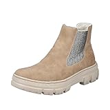 Rieker Damen Stiefel Z7465-60 beige Gr. 40