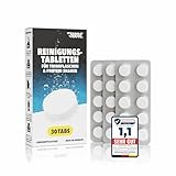 ABOVE. Reinigungstabletten für Trinkflaschen & Shaker – 30 TABS, MADE IN GERMANY I Hochwirksam gegen Ablagerungen & Gerüche I Ideal für Edelstahl-, Glas- & Kunststoff-Flaschen, Shaker & Kannen