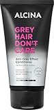 ALCINA Grey Hair Don't Care Anti-Grau Effekt Conditioner | 1 x 150 ml | bei ersten grauen Haaren | natürliche Re-Pigmentierung | zum Patent angemeldet 5,6-DHI & Coffein | für braunes bis dunkles Haar